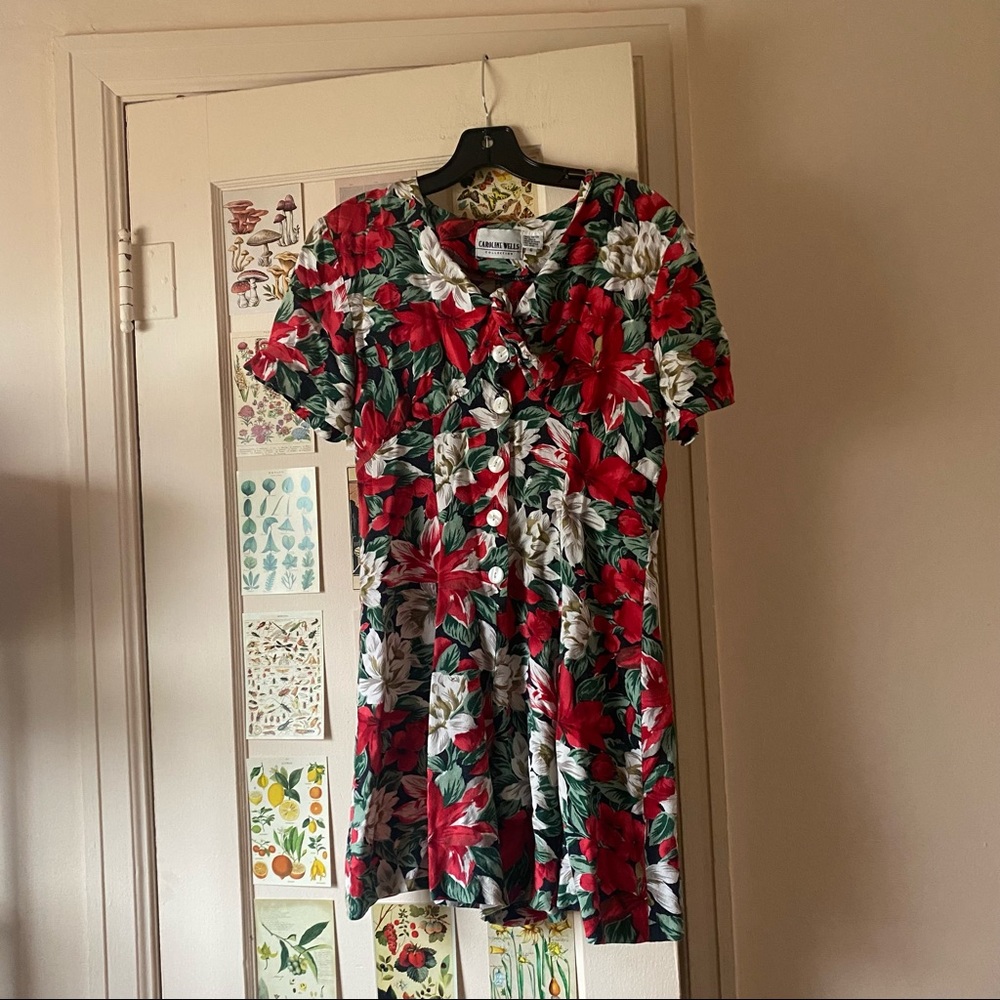 90s vintage Caroline wells romper